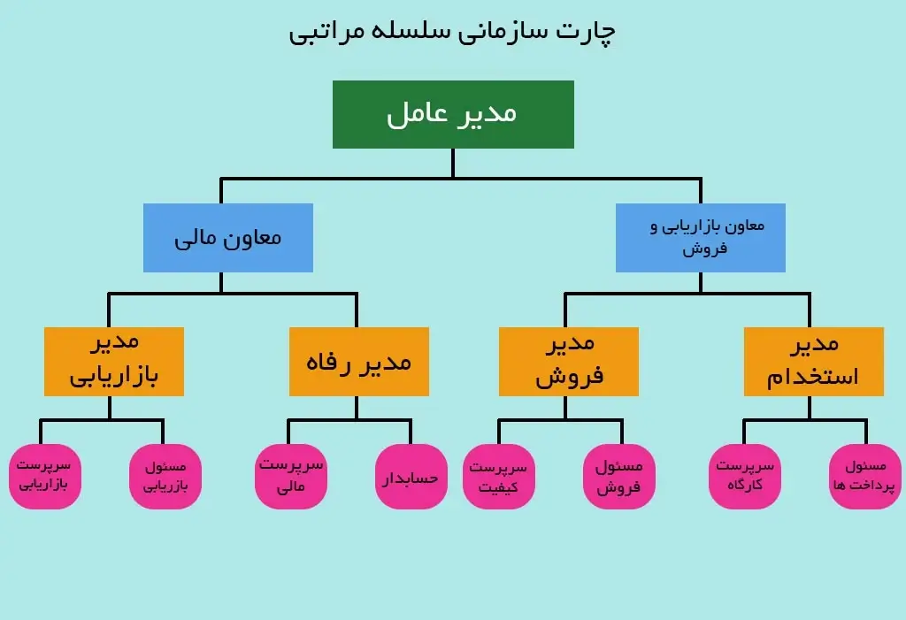 تشکیل چارت سازمانی